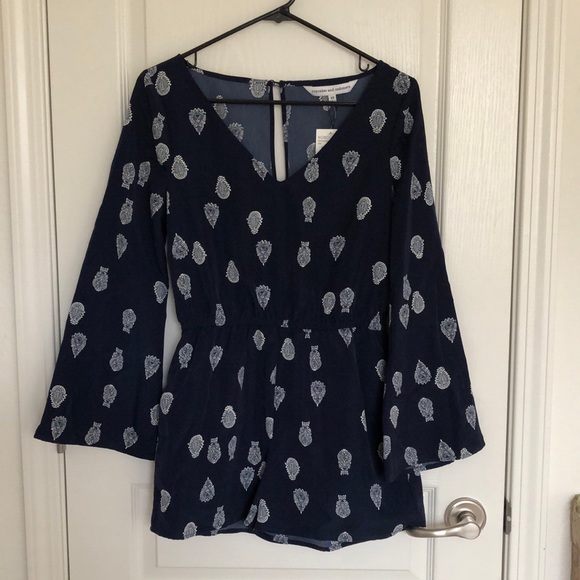 NWT Cupcakes and Cashmere Harley Romper Sz XS - Picture 4 of 8